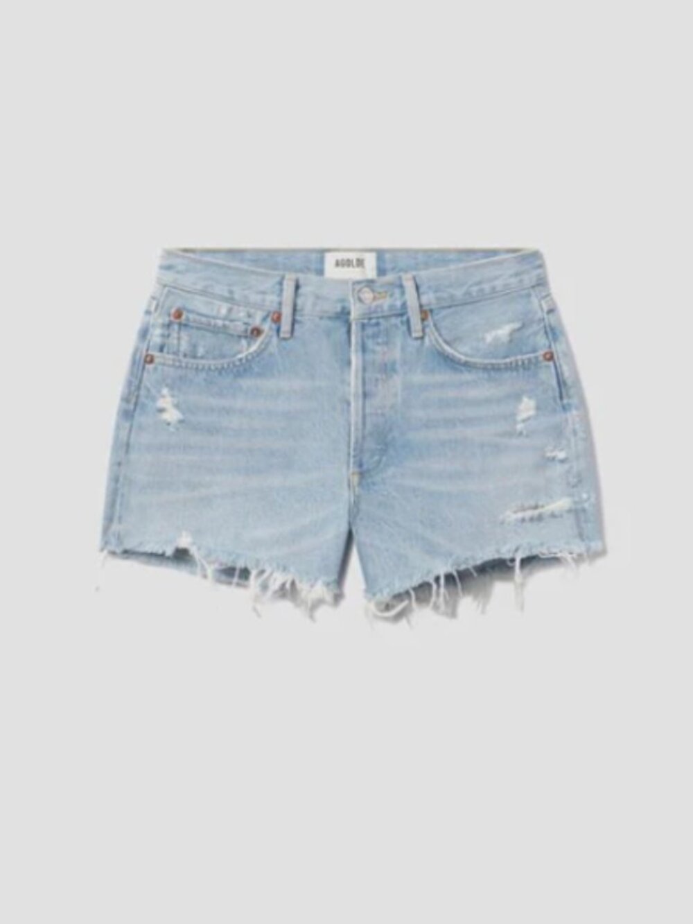 AGOLDE Parker Vintage Cut Off Short High Rise Denim Size 29